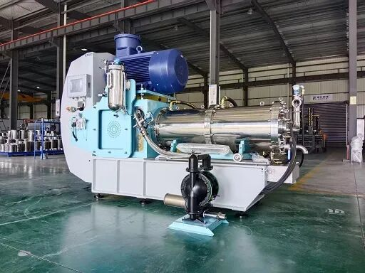 大流量出料研磨分散設備特點